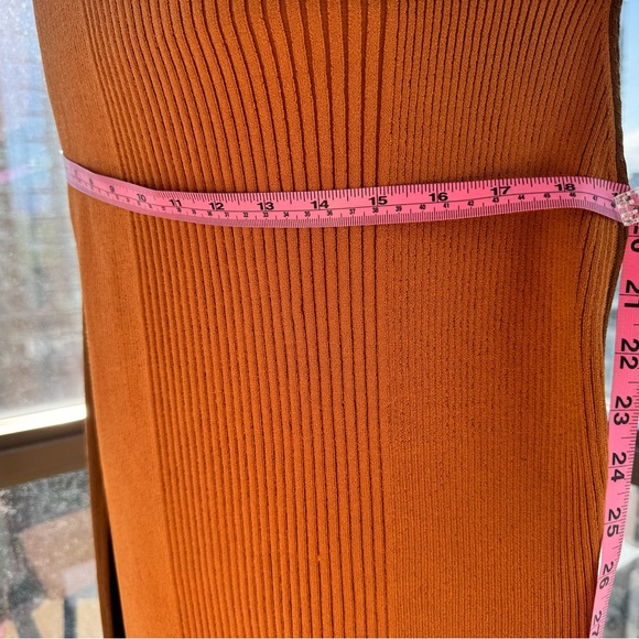 🆕 NICHOLAS 🧿 NWT Daija Twisted Two-Tone Ribbed Knit Midi Dress - Picture 11 of 16